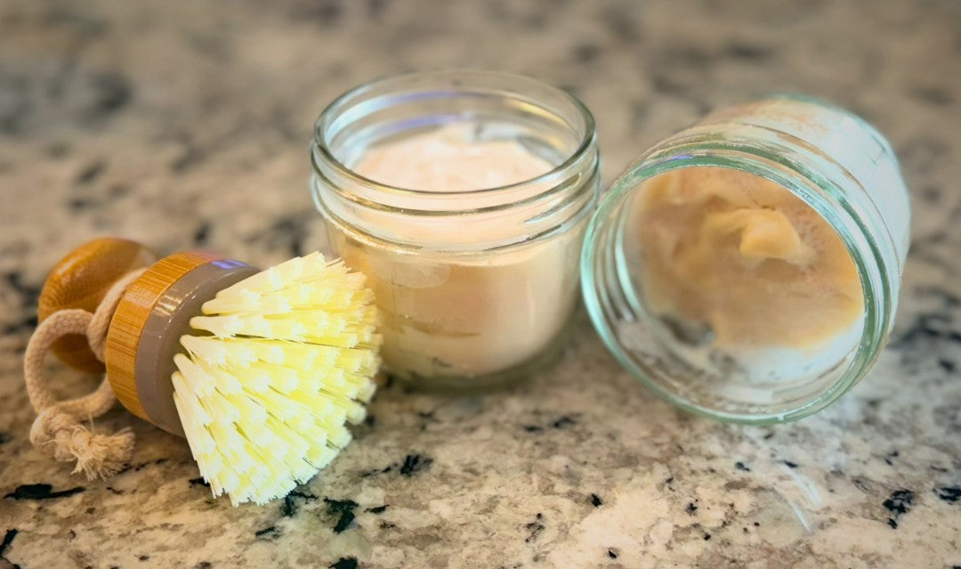 Bar in a Jar Dish Soap-Mason Jar