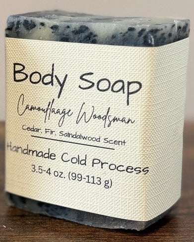 Camouflage Woodsman Body Soap