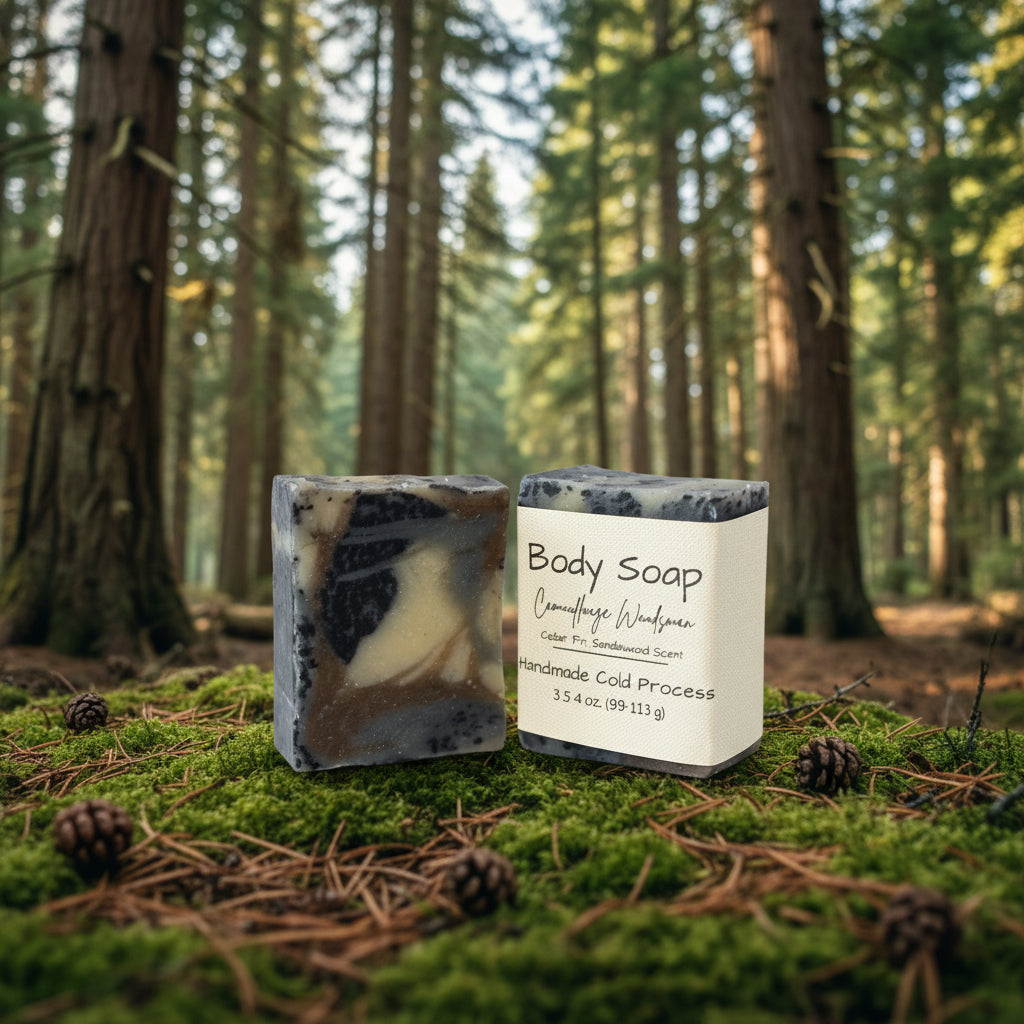 Camouflage Woodsman Body Soap
